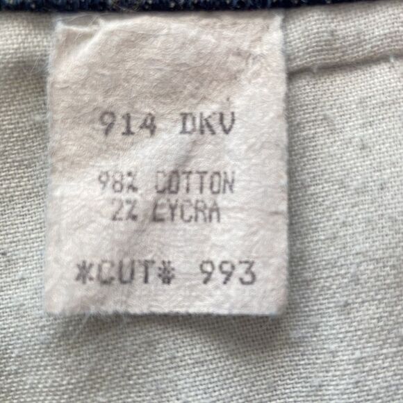 J Brand 914 The Cigarette Straight Leg Dark Vintage Wash Classic Jeans size 26 - Picture 8 of 8